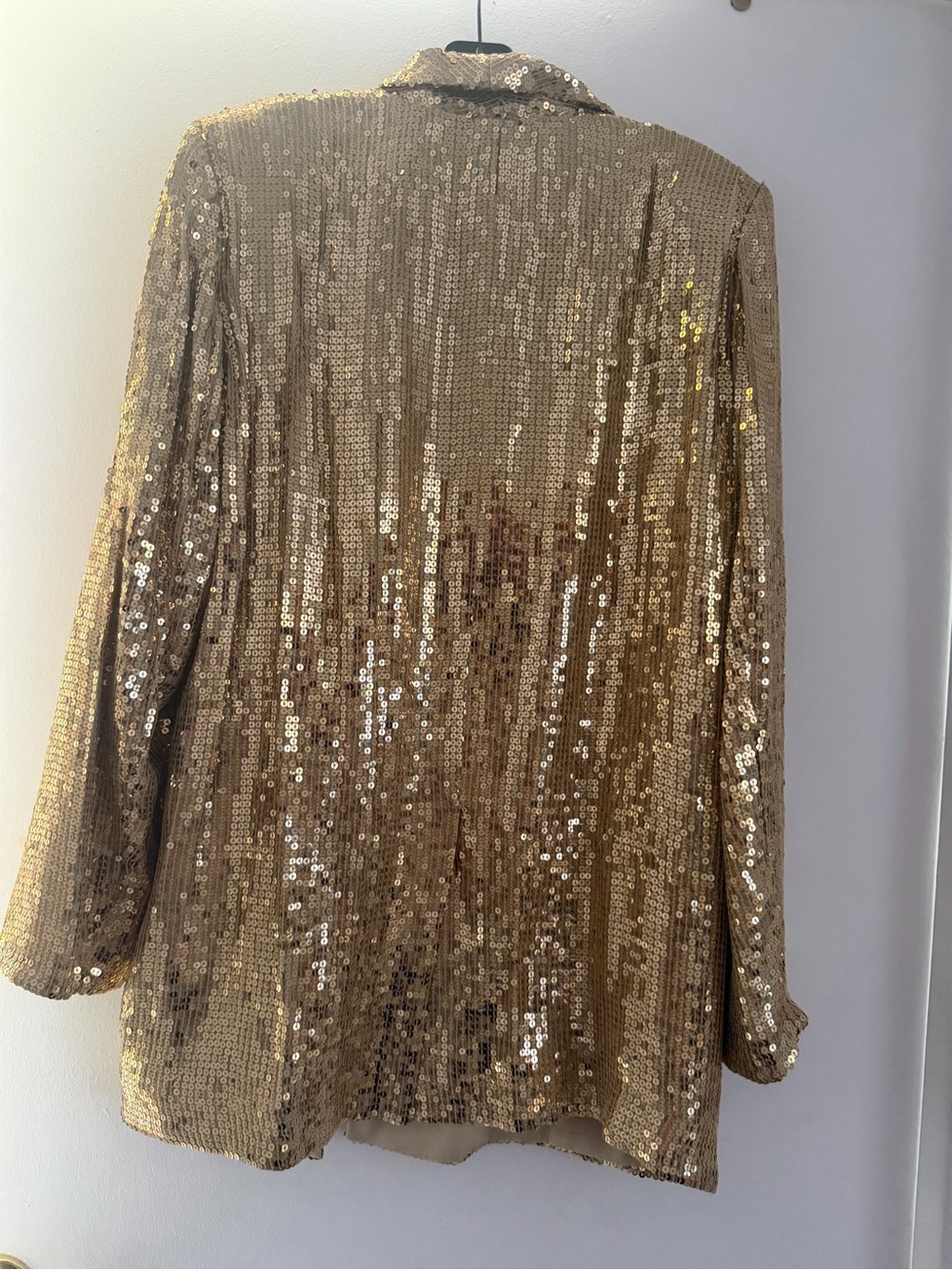 Alice + Olivia Gold Sequin Blazer - Picture 3 of 5